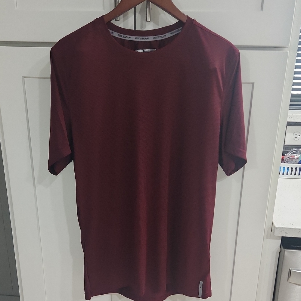 RBX Red Short Sleeve Tee Classic Crew Neck